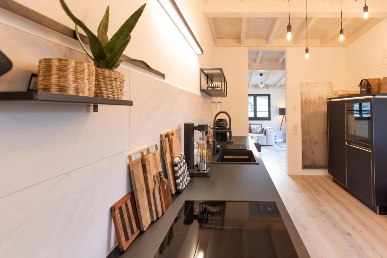 Loft19 Neu Design Luxus Maisonette Balkon Fuer 2 Personen ทราเบิน-ทราร์บาค ภายนอก รูปภาพ