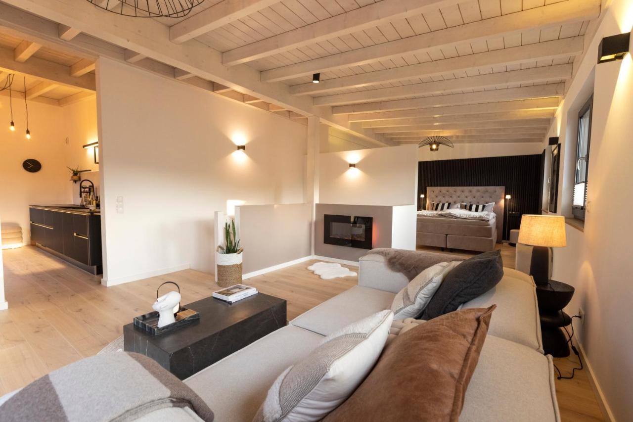 Loft19 Neu Design Luxus Maisonette Balkon Fuer 2 Personen ทราเบิน-ทราร์บาค ภายนอก รูปภาพ